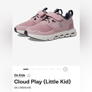 On Kids Cloud Play (Little Kid) Size 2